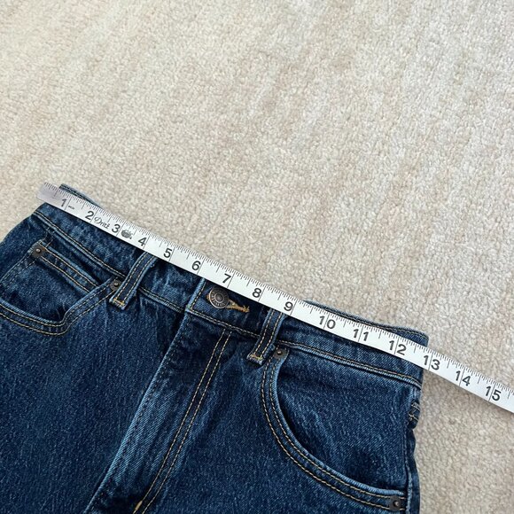 Levi's Premium 70s High Rise Slim Straight Jeans 26 Blue - Picture 8 of 10